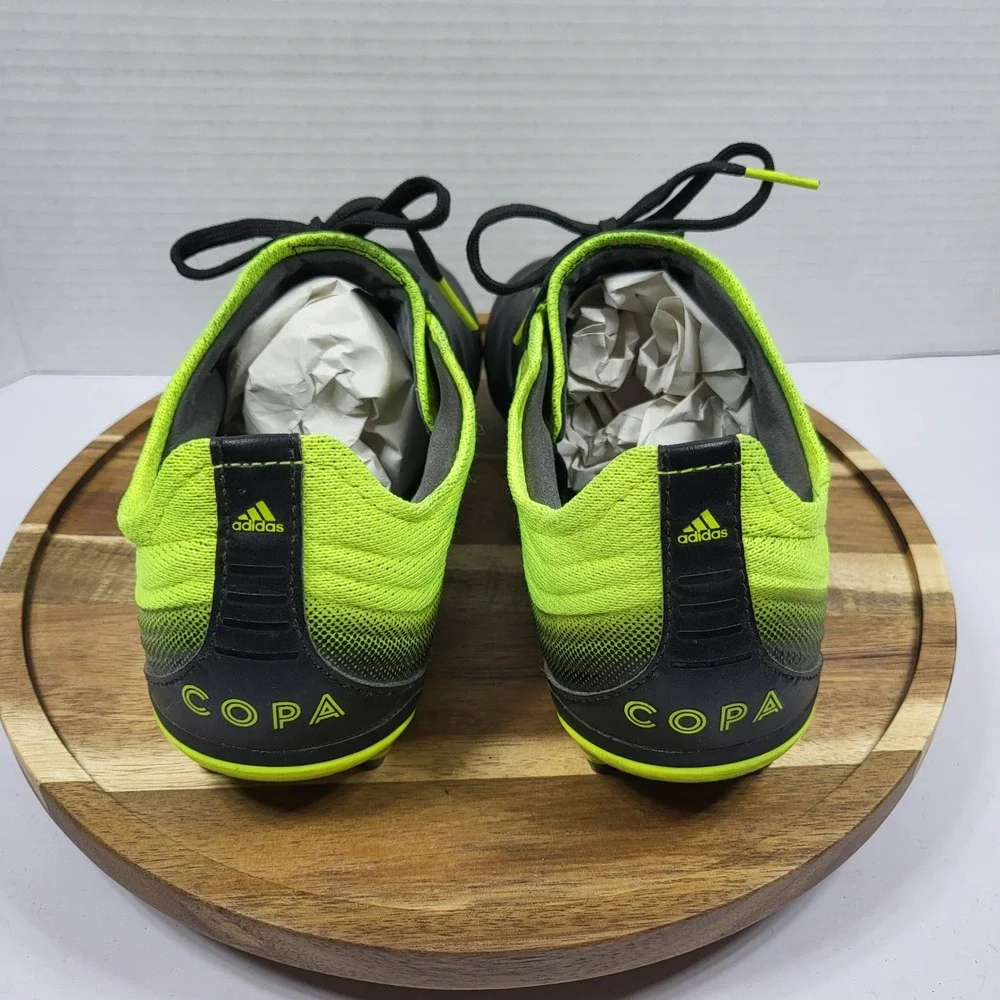 Adidas Copa 19.3 FG Soccer Cleats Men's 5.5 Black Solar Yellow Leather‎ D98092